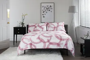 The Lyndon Company Cafe Royal Cotton Bedlinen Duvet set Pink