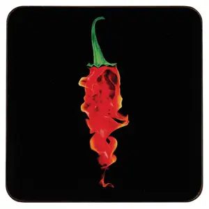 Essentials by Premier Flaming Chill Coasters - Set of 4