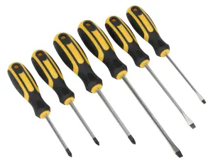 Sealey Soft Grip Screwdriver Set 6pc S0615