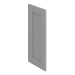 GoodHome Alpinia Matt slate grey wood effect Shaker Highline Cabinet door (W)300mm (H)715mm (T)18mm