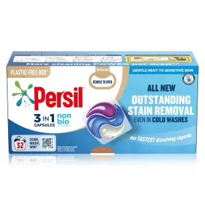 Persil 3-in-1 Washing Capsules Gentle Next to Sensitive skin, 32 Washes, 2Pk