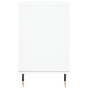 Berkfield Shoe Cabinet High Gloss White 102x36x60 cm Engineered Wood