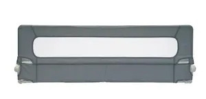 Safetots Extra Wide Bed Rail, Grey 140cm Wide x 50cm Tall, Toddler Bed Guard For Safety