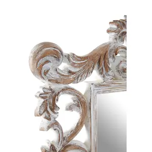 Interiors by Premier Antique Grey Fleur-De-Lis Wall Mirror