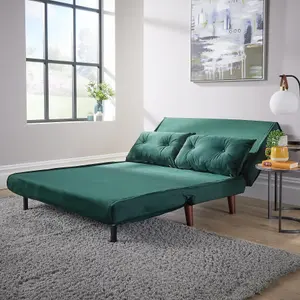 Home Source Morella Green Double Sofa Bed