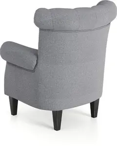 Abrielle Upholstered Wingback Chair Three Posts Upholstery Colour: Grey