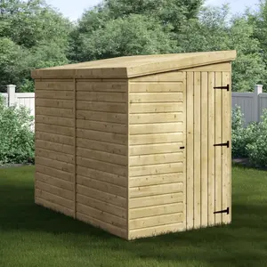 5 Ft. W x 8 Ft. D Shiplap Pent Wooden Shed