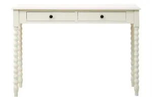 Interiors by Premier Heritage Two Drawer Ivory Desk