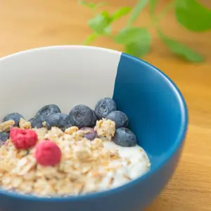 Dipped Stoneware Cereal Bowl - 16.5cm - Navy