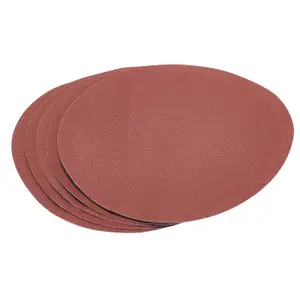 Draper Hook and Eye Backed Aluminium Oxide, 230mm, 120 Grit (Pack of 5) 72232