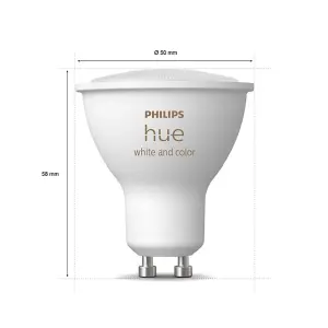 Philips Hue White and Colour Ambiance 3-pack GU10