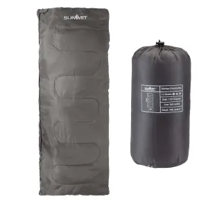 Envelope Sleeping Bag Single Stylish, Warm, Easy To Pack Camp Bag  Grey Envelope