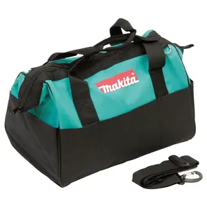 Makita 10" 25cm Open Mouth LXT ToolBag Tool Bag Holdall Blue + Shoulder Strap