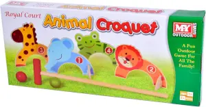 Animal Croquet Game - kids garden toys Outdoor Indoor Play Family Garden Game Early Educational Game