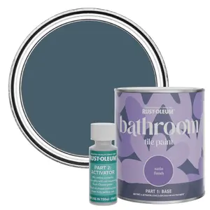 Rust-Oleum Blueprint Satin Bathroom Tile Paint 750ml