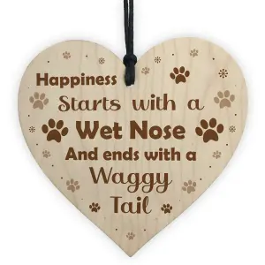 Red Ocean Dog Puppy Signs And Plaques Gift For Dog Lovers Novelty Funny Dog Sign For Home