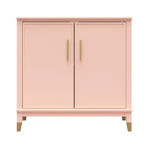 Westerleigh Cabinet with 2 Doors Pale Pink