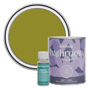 Rust-Oleum Pickled Olive Matt Bathroom Tile Paint 750ml