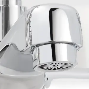 GoodHome Netley 2 Tap Hole Shower mixer Tap