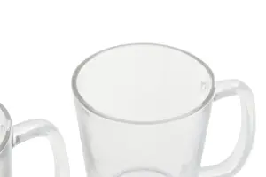 Interiors By Premier Functional Set Of Four Mugs, Stylish Coffee Mugs For Kitchen, See Through Special Mugs For Tea, Coffee