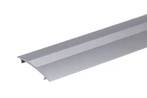 Anodised aluminium carpet profile cover strip door floor bar trim 1000mm x 20mm c68 inox