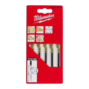 Milwaukee 4932373392 Laminate Flooring Jigsaw Blades 50 X 1.35MM T101AO 5 Pack