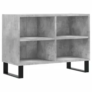 Berkfield TV Cabinet Concrete Grey 69.5x30x50 cm Engineered Wood