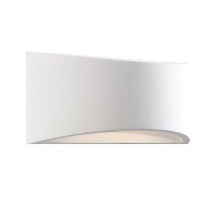 Luminosa Toko 1 Light Indoor Wall Light White Plaster