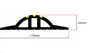 25mm H Garage Door Seal Kit 5560mm W