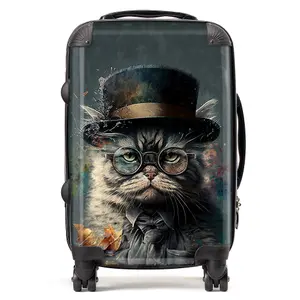 Selkirk Rex Cat Splashart Suitcase - Cabin