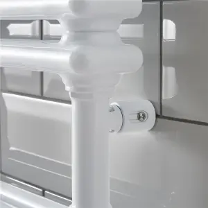 832mm (H) x 500mm (W) - Vertical Bathroom Towel Radiator - (Sailsbury - White) - (0.8m x 0.5m)