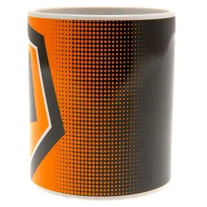 Wolverhampton Wanderers FC Half Tone Mug White/Yellow/Black (One Size)