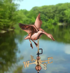 Espira 804P Landing Duck Cottage Copper Weathervane