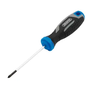 Draper Phillips Soft Grip Screwdriver, PH0 x 75mm 13358