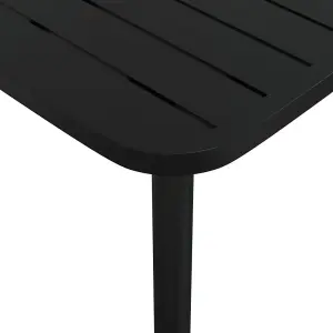 Berkfield Garden Table Anthracite 80x80x71 cm Steel