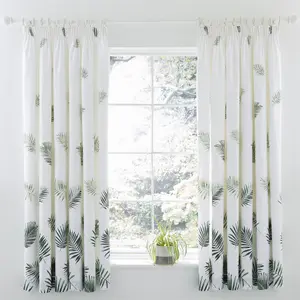 Charlotte Thomas Fern Pencil Pleat Curtains