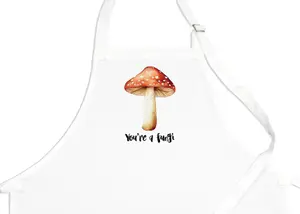 Purely Home Food Pun Novelty Kitchen Apron - Cooking & Baking Gift - You're a Fungi