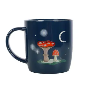 Something Different Gnome Sweet Gnome Mushroom Mug Navy Blue (One Size)