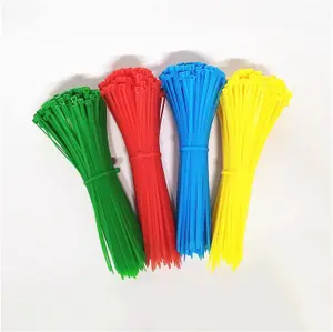 300pcs Assorted Cable Ties Plastic Zip Tie Wraps Nylon Cables Self Locking Mechanism