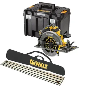 DeWalt DCS579NT 54v 190mm XR FlexVolt High Power Circular Saw & Guide Rail & Bag