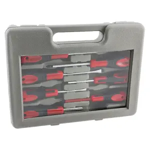 SPARES2GO 21 Piece Large & Small Magnetic Tip Screwdriver and Bit Set