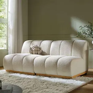 Granvia Ecru Boucle Modular Sofa, 2-Seater Sofa - Daals - Sofas