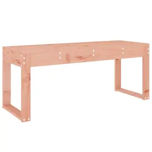 Berkfield Garden Bench 110x38x45 cm Solid Wood Douglas