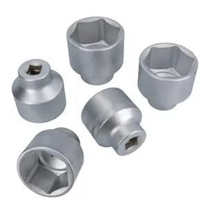 3/4 Drive Shallow Sockets Metric Set 55mm - 70mm 5pc 6 Sided Single Hex