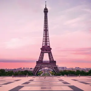 Eiffel Tower At Sunset - 384x260cm - 5028-8