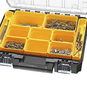 4 x Dewalt DWST82968-1 TSTAK Watersealed Stackable Tool Fixing Organiser Case