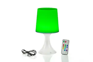 Auraglow Colour Changing LED Table Lamp - with Remote Control - MILLIE