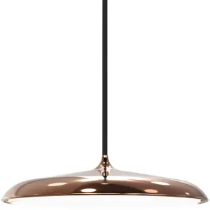 Nordlux DFTP Artist 25 Indoor Dining Living Kitchen Hallway Pendant In Copper (Diam) 25cm