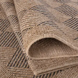 Nature Collection Outdoor Rug in Dark Grey  5300DG