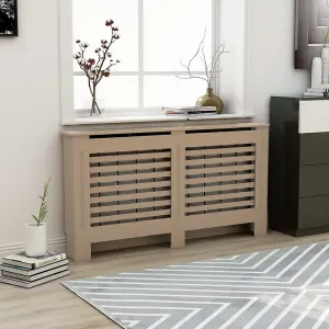 Sturdy and Durable Radiator Cover 152x19x81.5 cm MDF